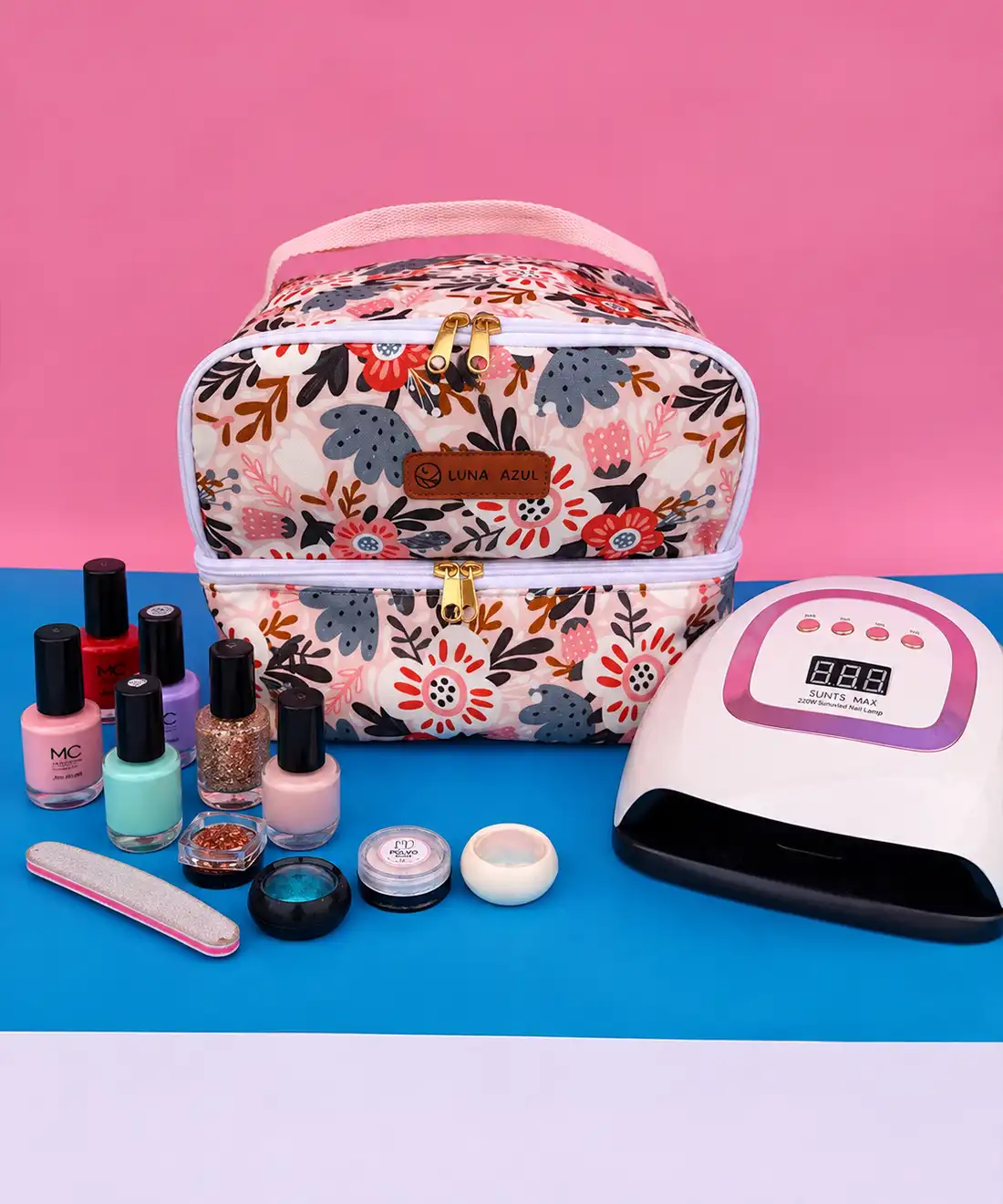 Maletín Porta Cabina y Esmaltes de Manicura